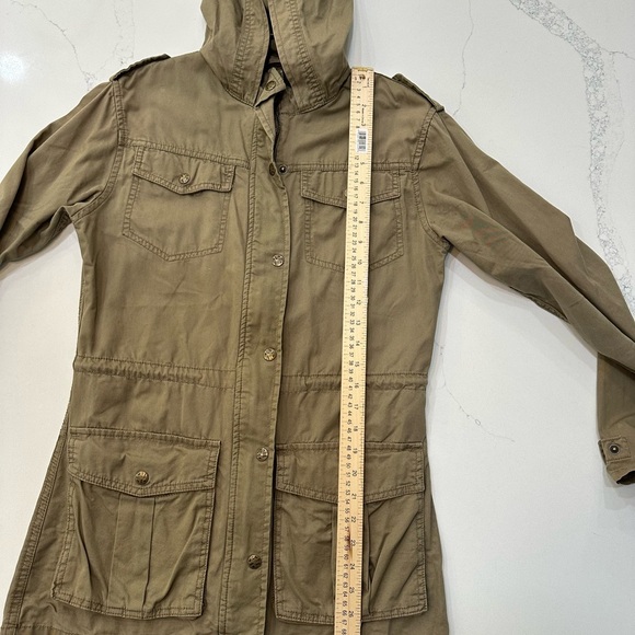 Women's Army Green Utility Jacket - Picture 13 of 14